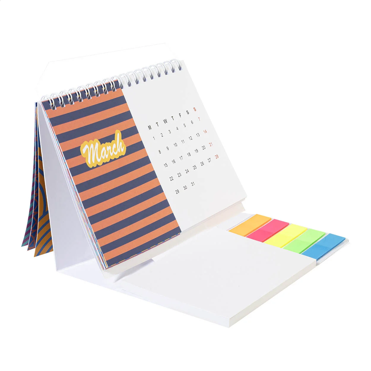 Individueller Tischkalender CreaDate Combo, weiß – Bild 2