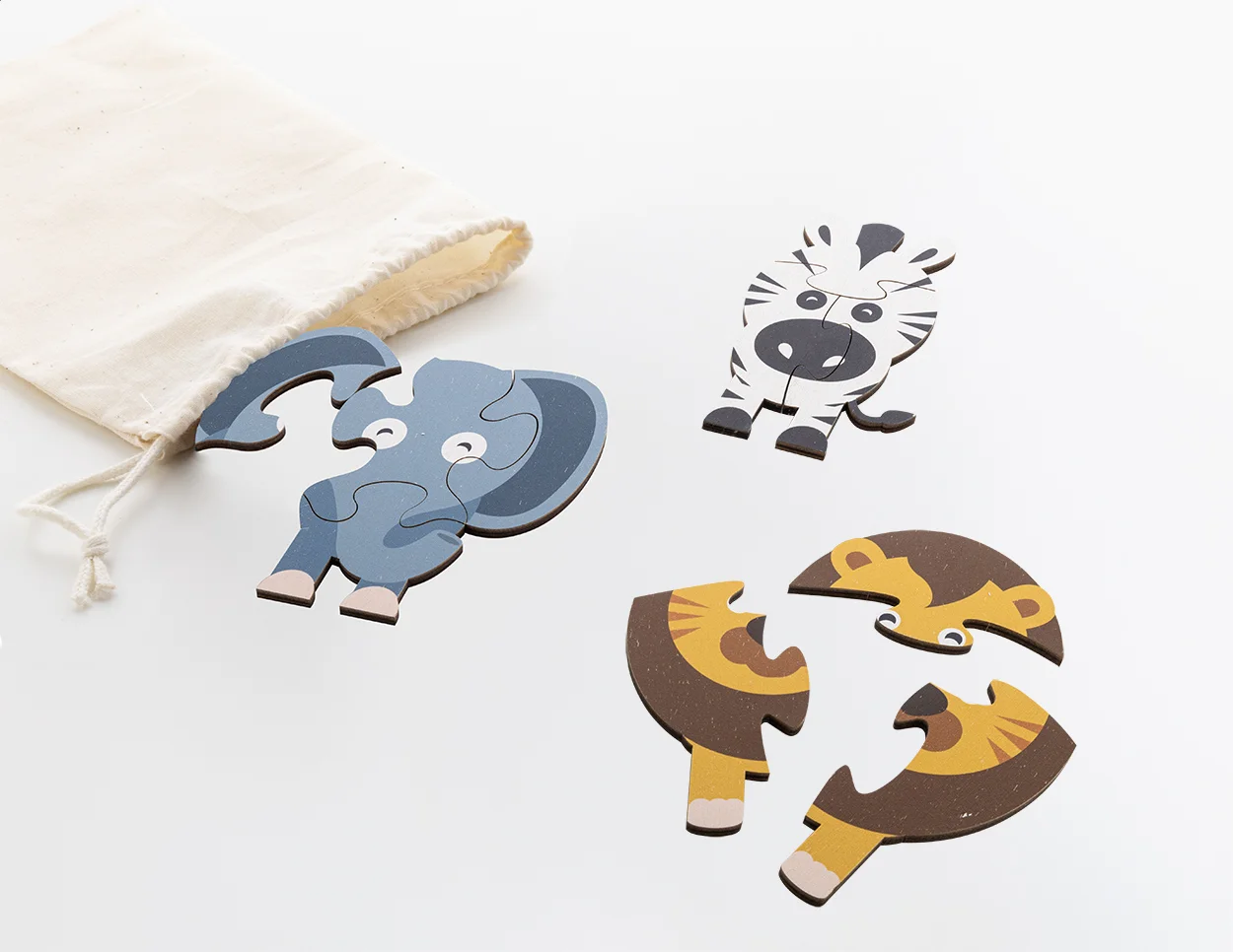 Puzzlespiel Zoofrik, Tiere, mehrfarbig – Bild 5