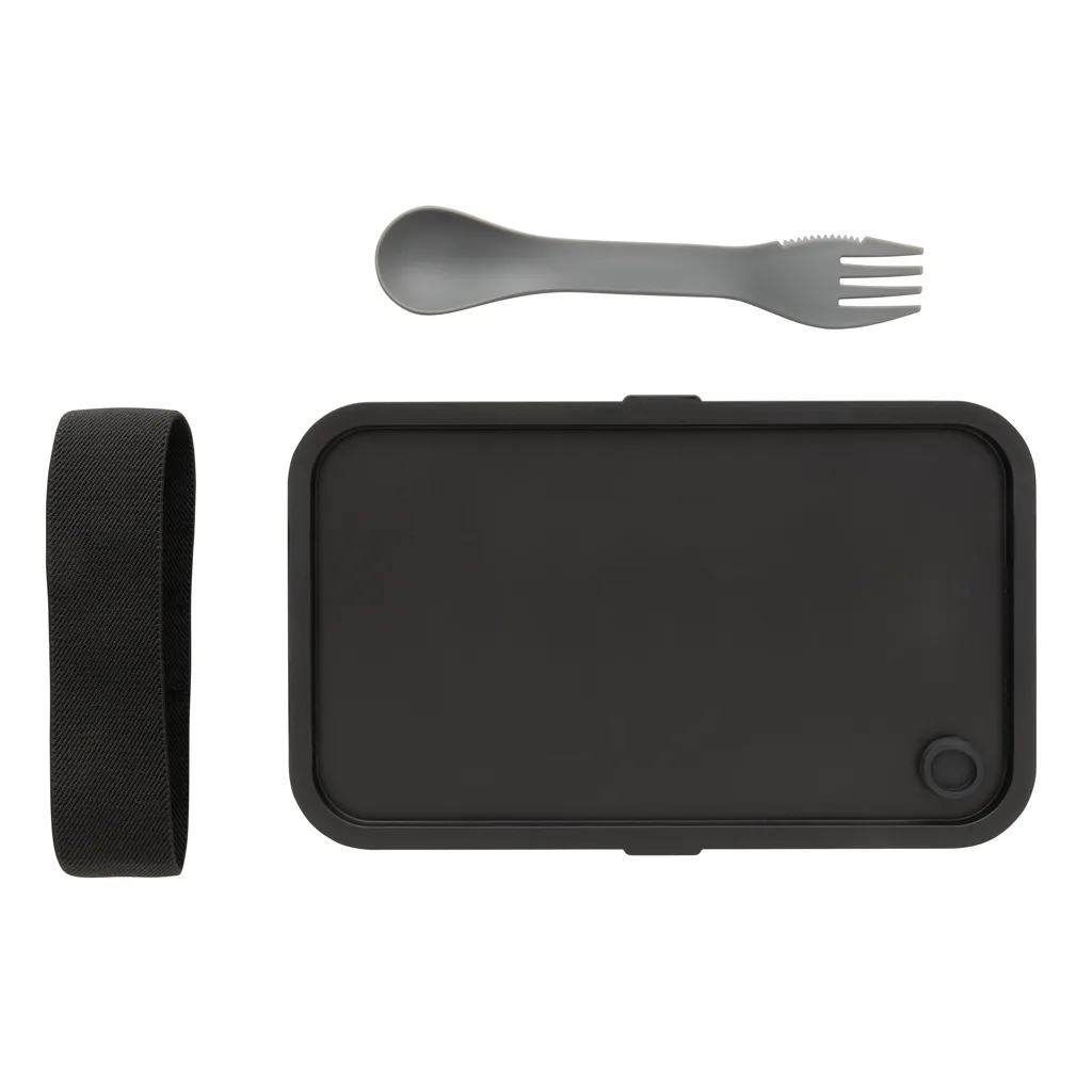 GRS RPP Lunchbox mit Göffel, grau – Bild 3