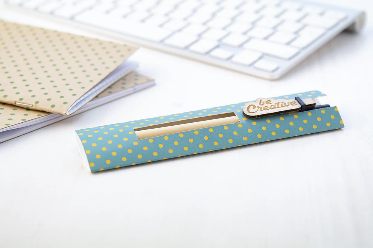Individuelles Stifte-Etui CreaSleeve Pen, weiß – Bild 4