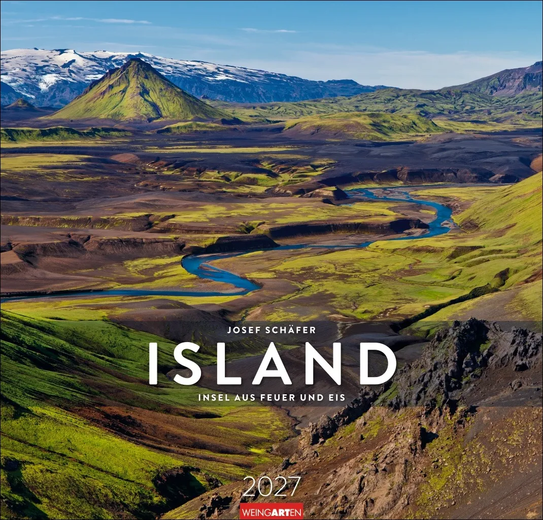 Island Wandkalender 2027