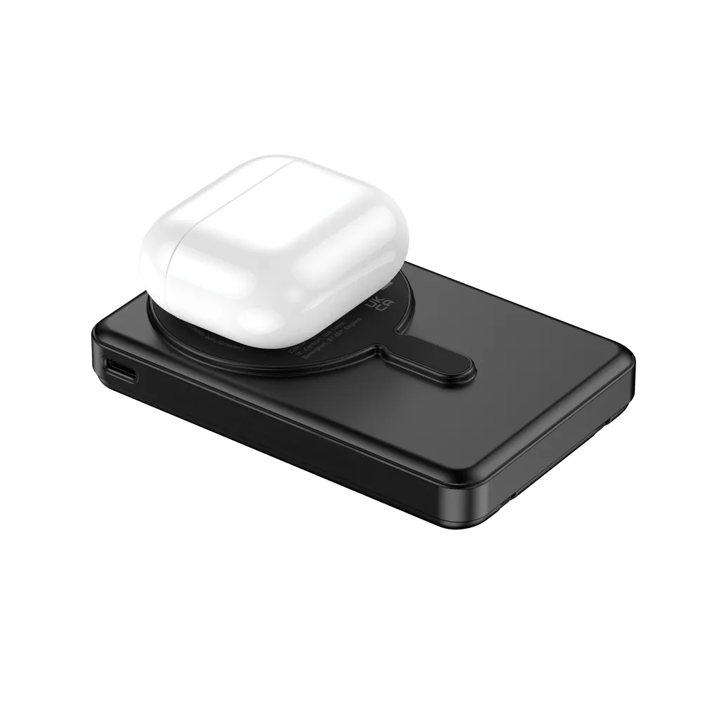 Urban Vitamin Delano 5-in-1 10.000mAh 20W PD magn. Powerbank, schwarz – Bild 5