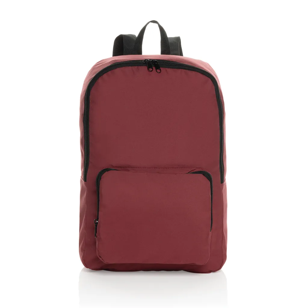 Dillon AWARE™ RPET faltbarer klassischer Rucksack, rot – Bild 2