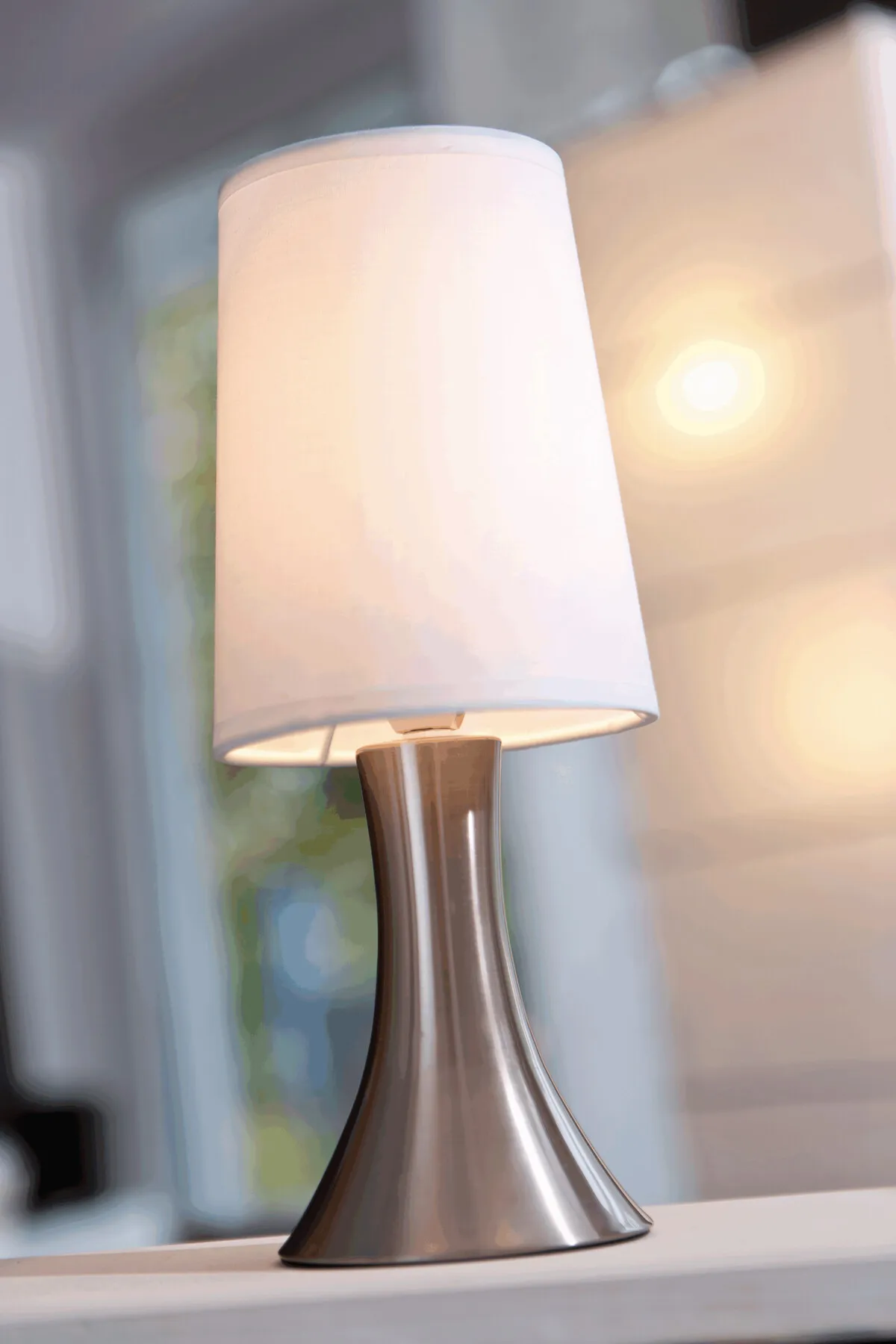 TOUCH ME - Tischlampe silber, weiß, silber, weiß – Bild 8