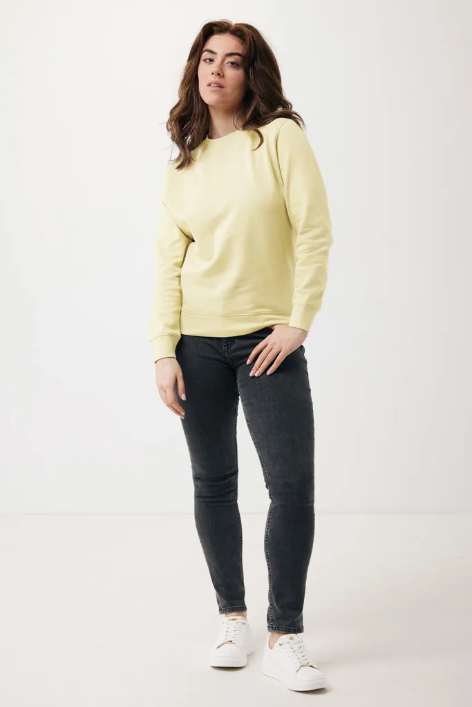 IQONIQ Etosha Lightweight Sweater aus recycelter Baumwolle, cream yellow – Bild 6