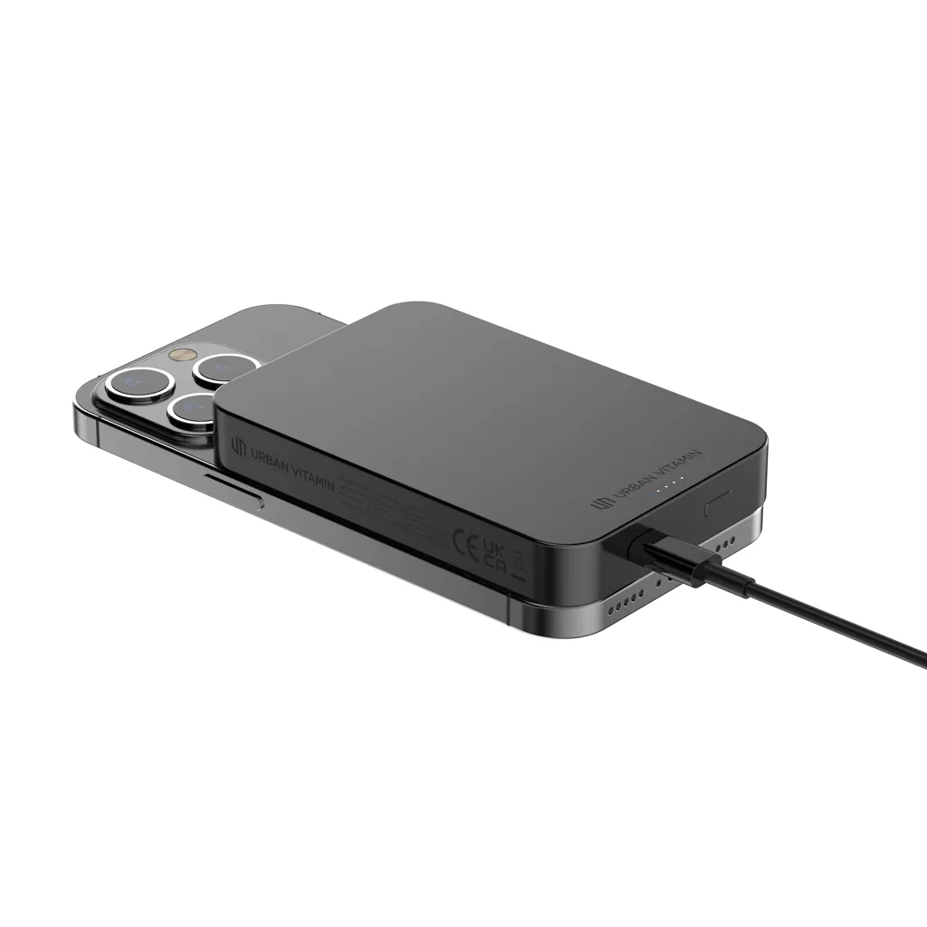 Urban Vitamin Compton 10000mAh Powerbank aus RCS Plastik/Alu, schwarz – Bild 5
