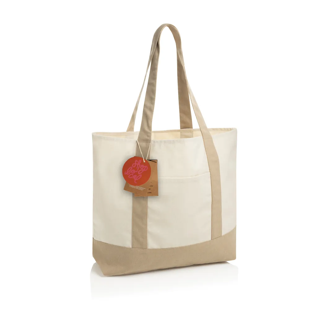 SHOP LOCAL AWARE™ Tasche aus recycelter Baumwolle, 350g/m²