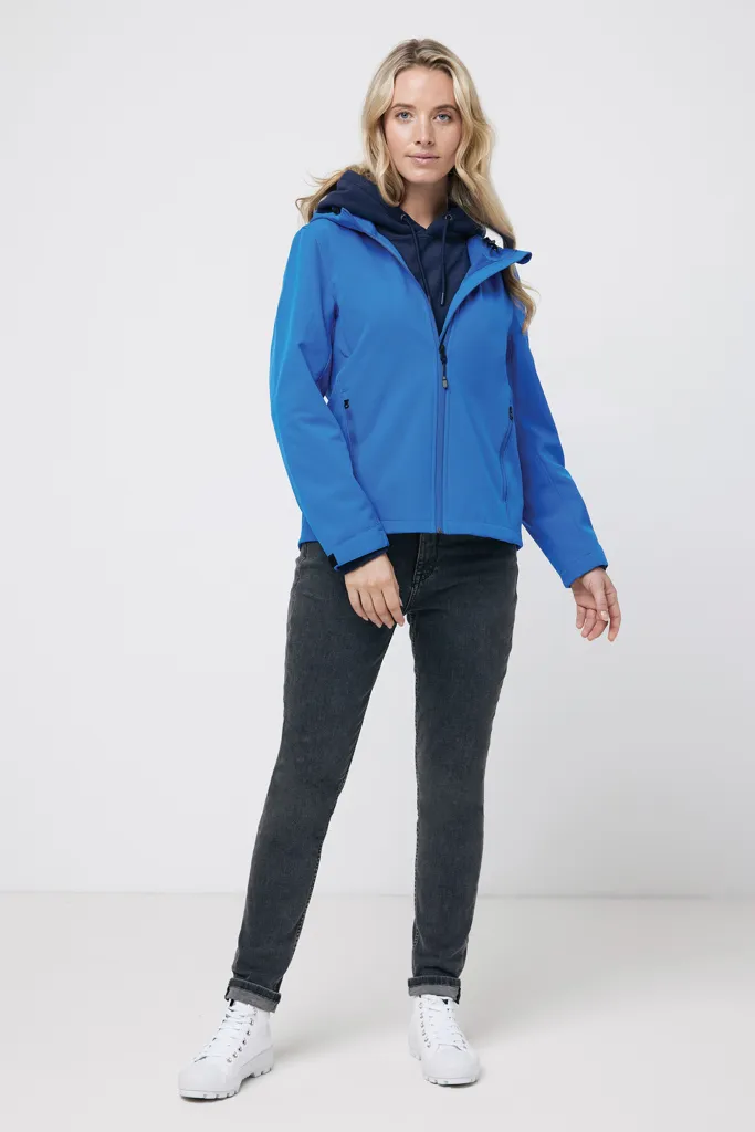 IQONIQ Makalu Damen Softshelljacke aus recyceltem Polyester, Königsblau – Bild 4