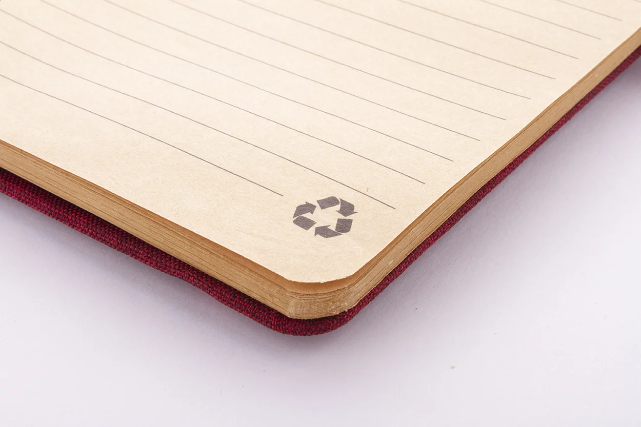 RPET Notizbuch Holbook, rot – Bild 7