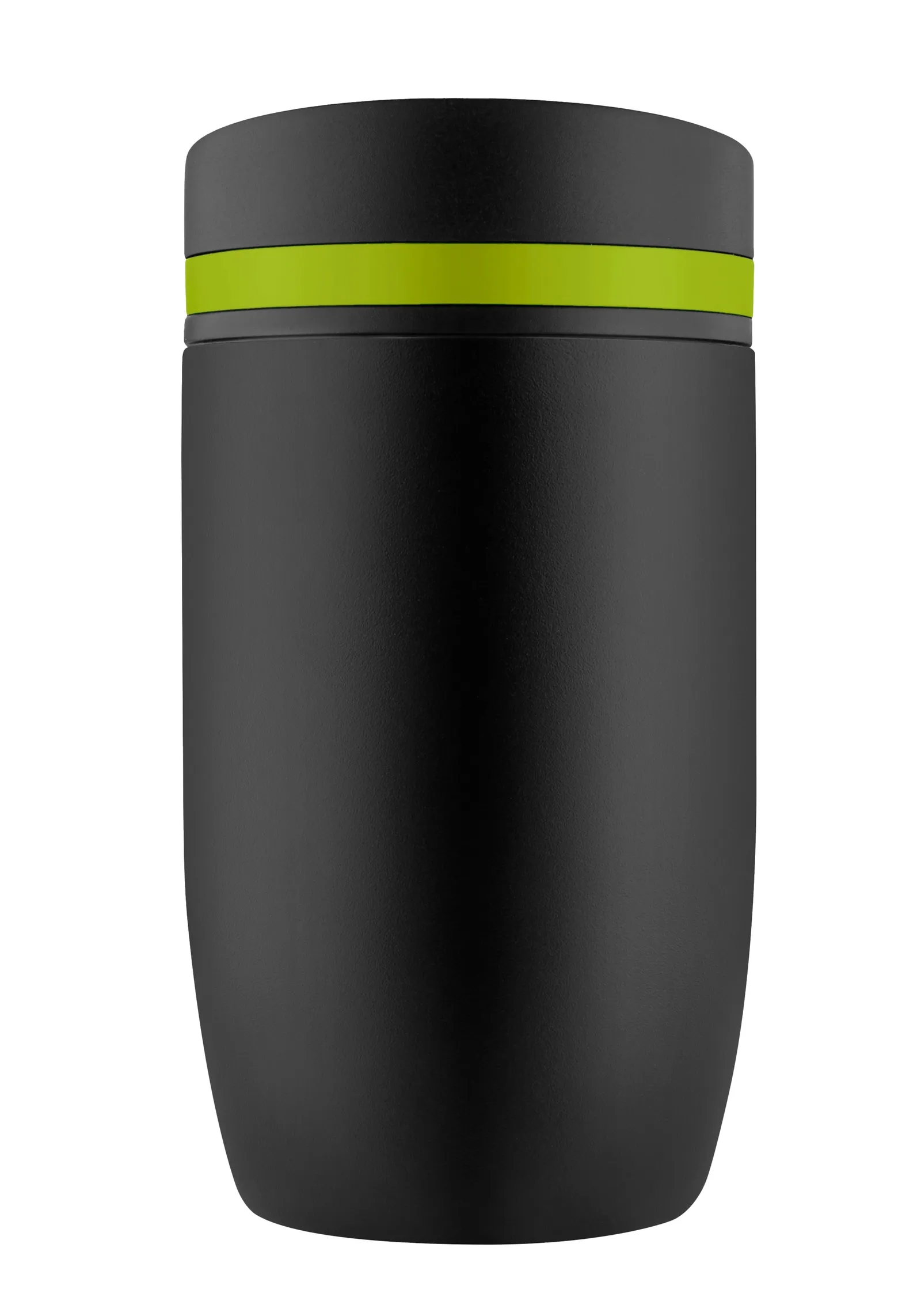 Thermobecher "CremaOfficinaNero" schwarz/Ring, schwarz/grün – Bild 2