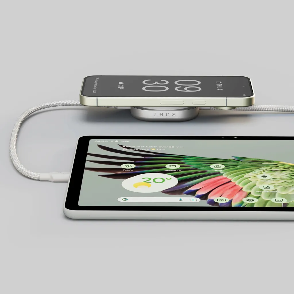 Zens Ladekabel USB C-C Pro 2, weiß – Bild 7