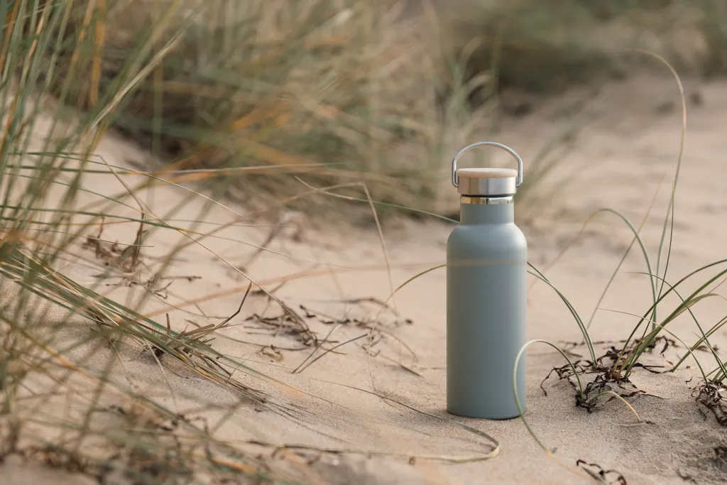 VINGA Miles Thermosflasche 500 ml, grau – Bild 5