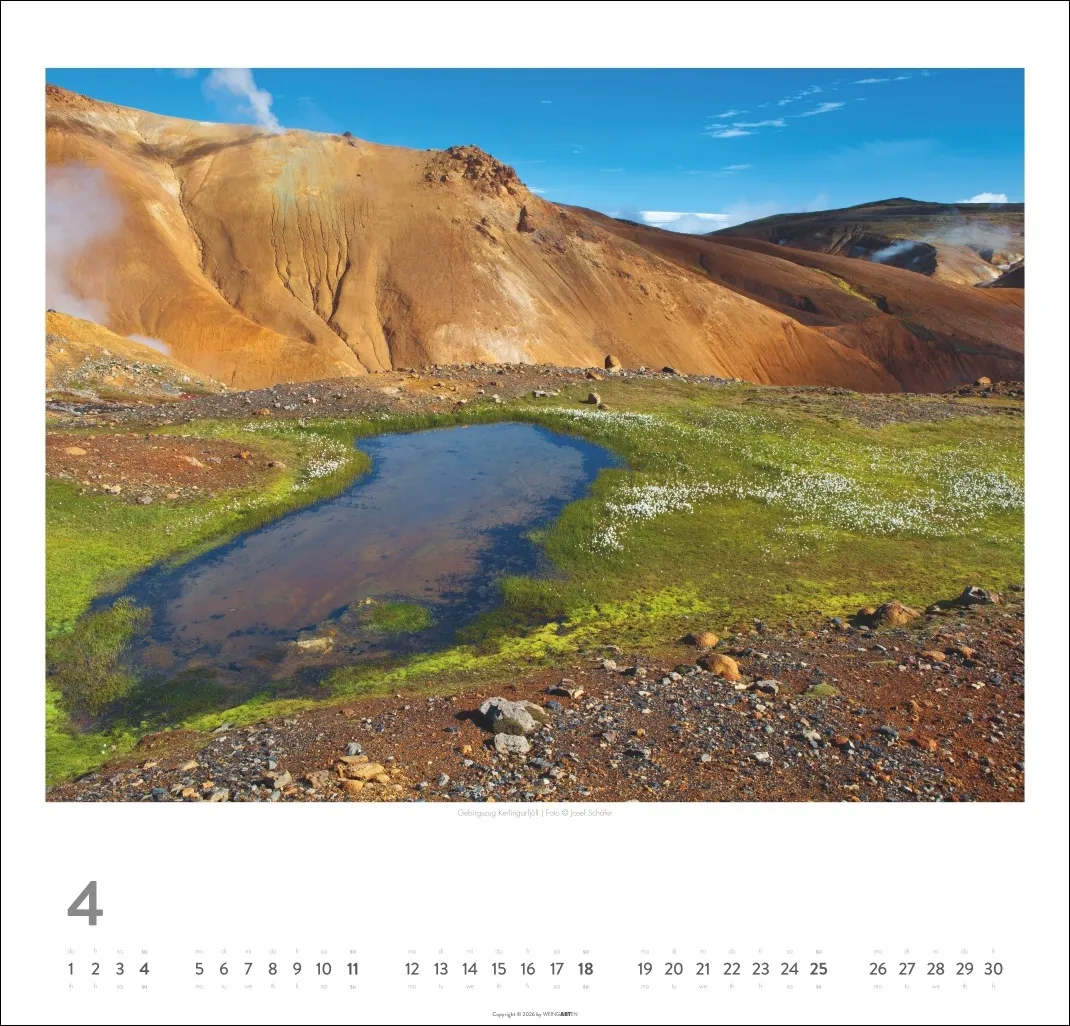 Island Wandkalender 2027 – Bild 5