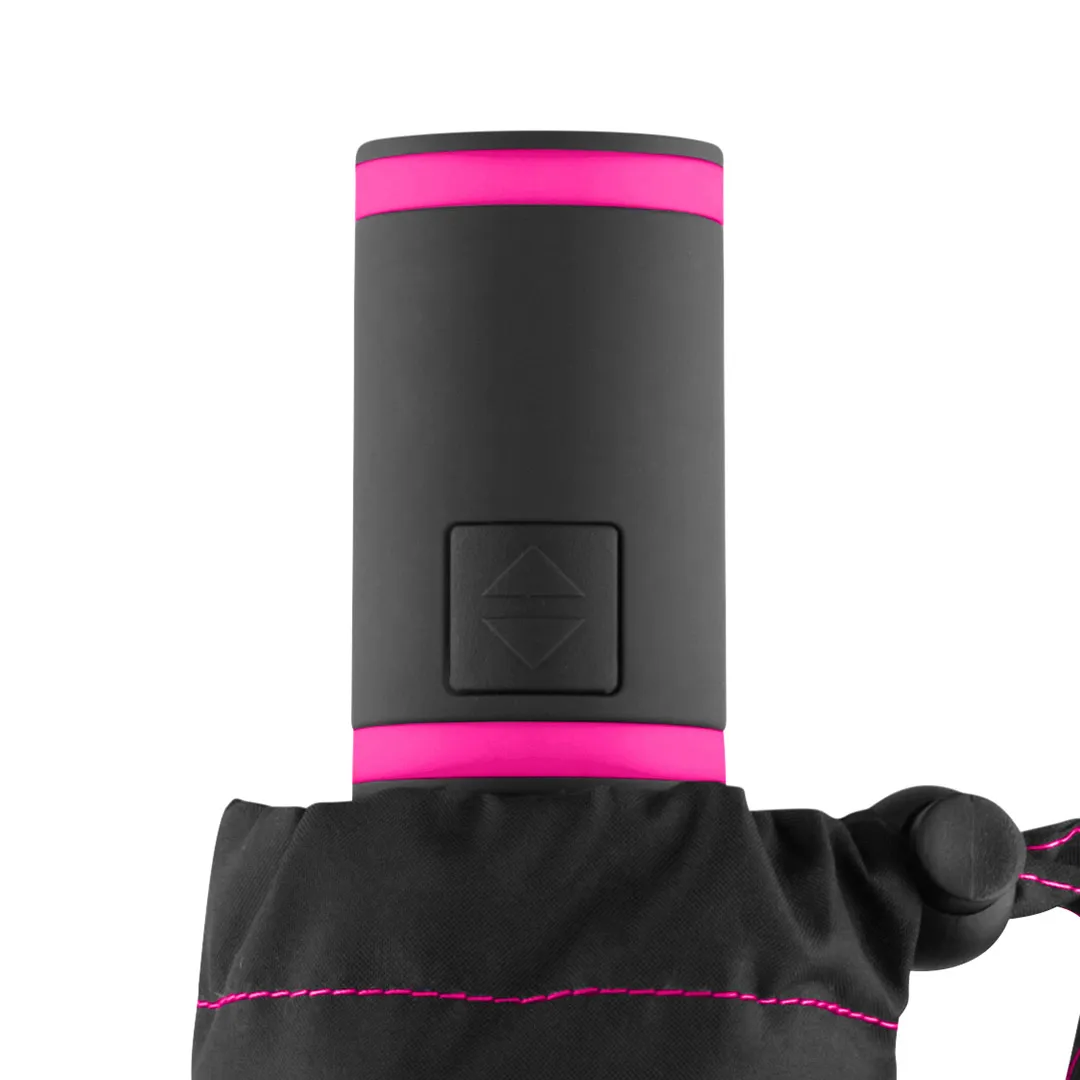 Taschenschirm FARE® AOC Mini Style, schwarz-magenta – Bild 6
