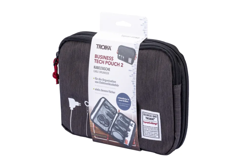 Kabeltasche BUSINESS TECH POUCH 2, anthrazit/schwarz – Bild 5