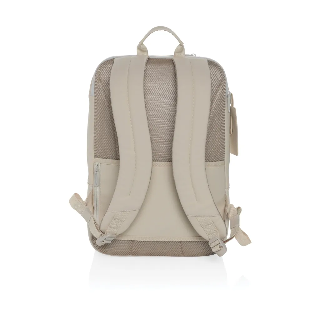 Armond AWARE™ RPET 15.6" Deluxe Laptop-Rucksack, beige – Bild 3