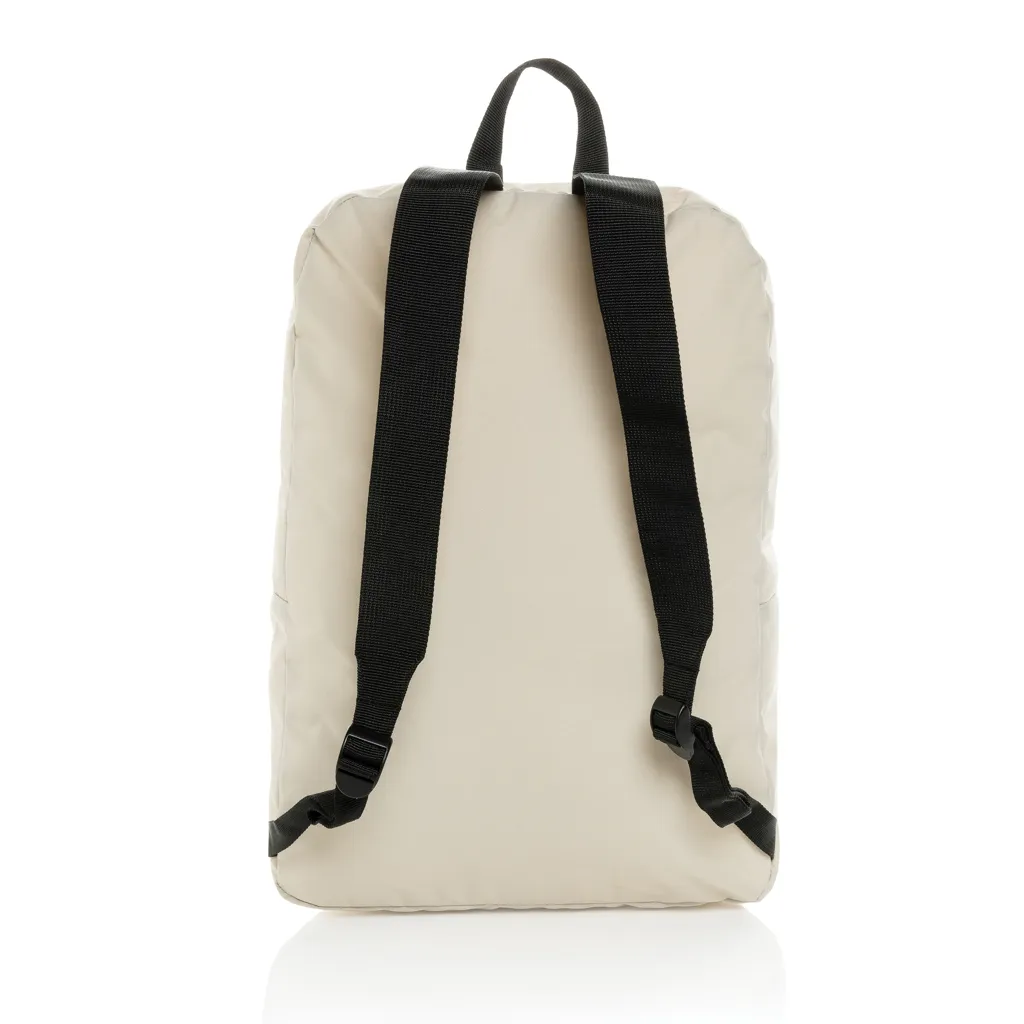 Dillon AWARE™ RPET faltbarer klassischer Rucksack, off white – Bild 4