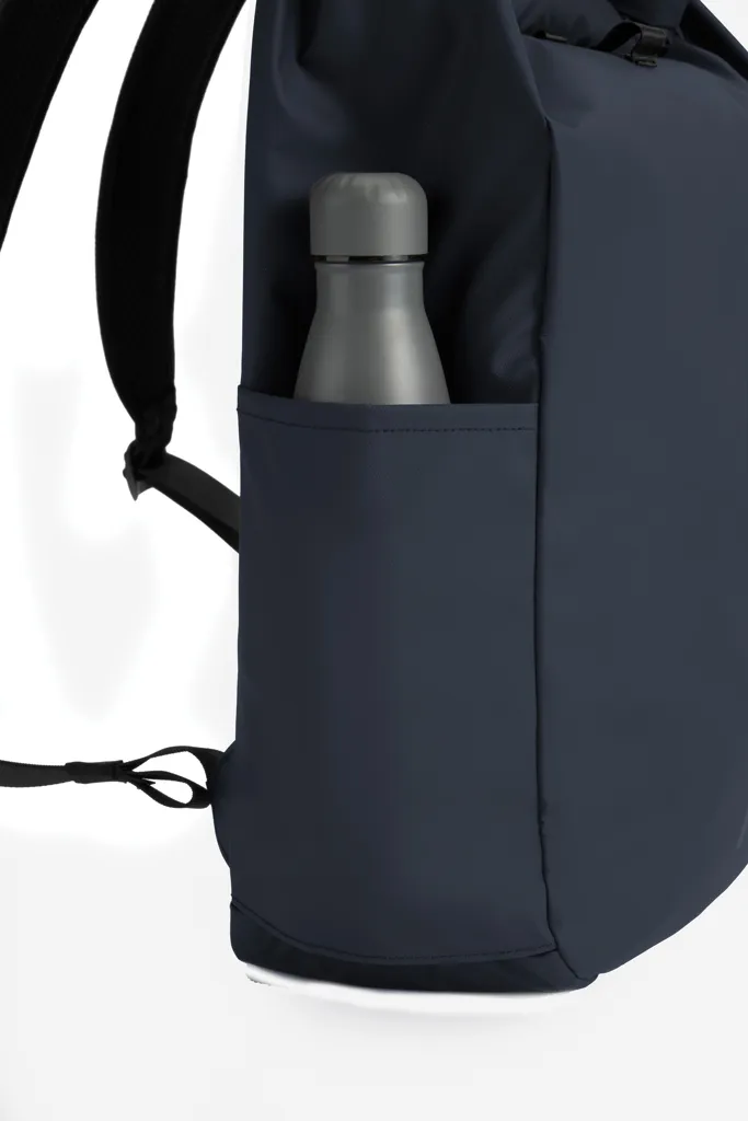 Urban wasserabweisender Anti-Diebstahl Rucksack, navy blau – Bild 14