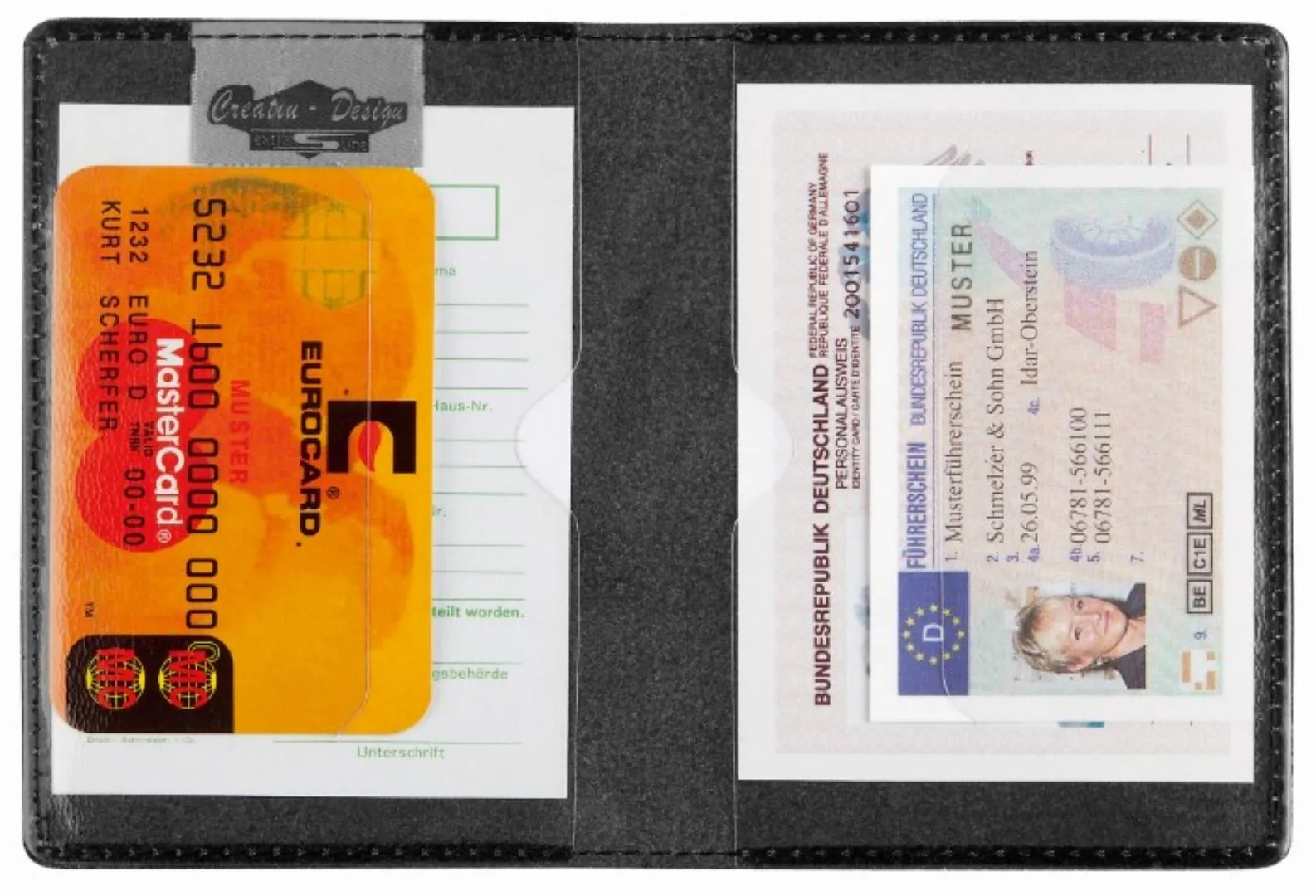 Ausweistasche "170Select" schwarz, schwarz – Bild 2