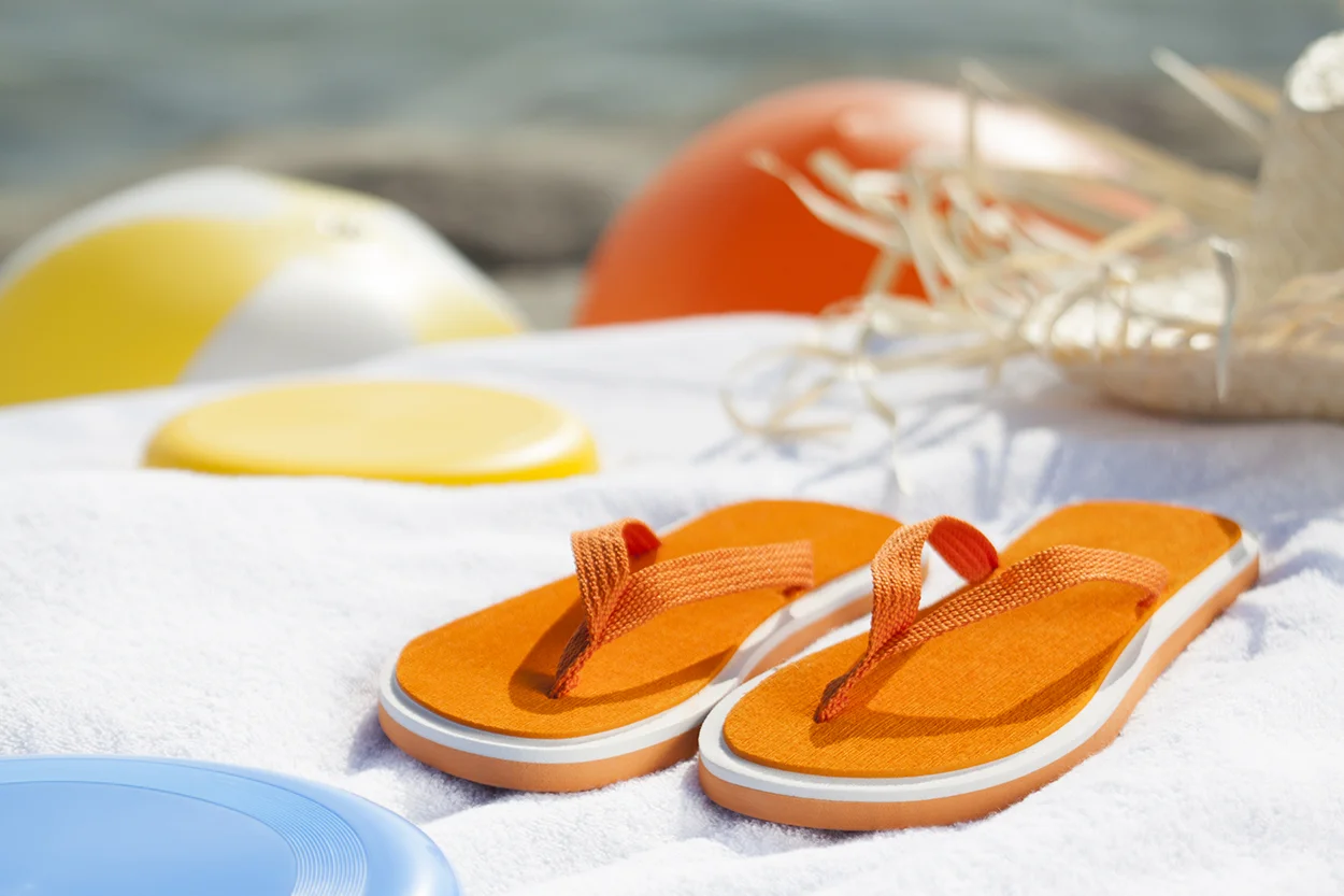 Zehensandalen Malibu, orange – Bild 2