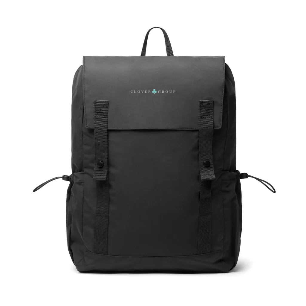 KENTO URBAN Everyday Rucksack aus RCS recyceltem Nylon, schwarz – Bild 6