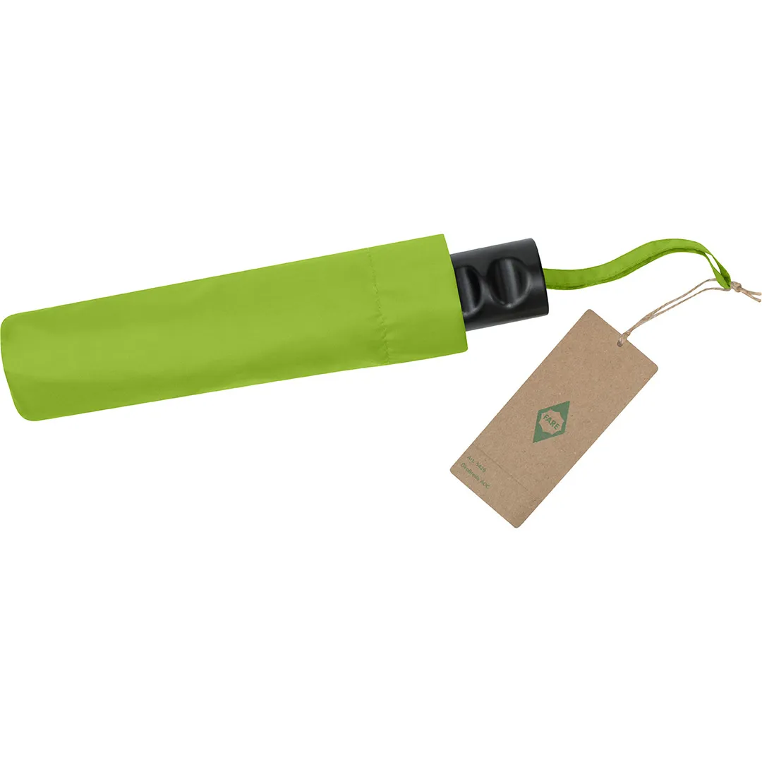 Taschenschirm ÖkoBrella, Ø 98 cm, Länge 27 cm, limette wS – Bild 7