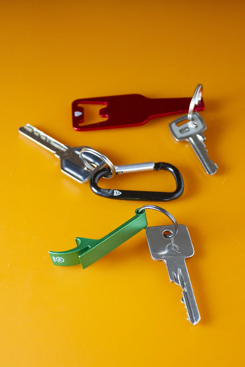 Schlüsselanhänger Kaipi mit Flaschenöffner, rot – Bild 4