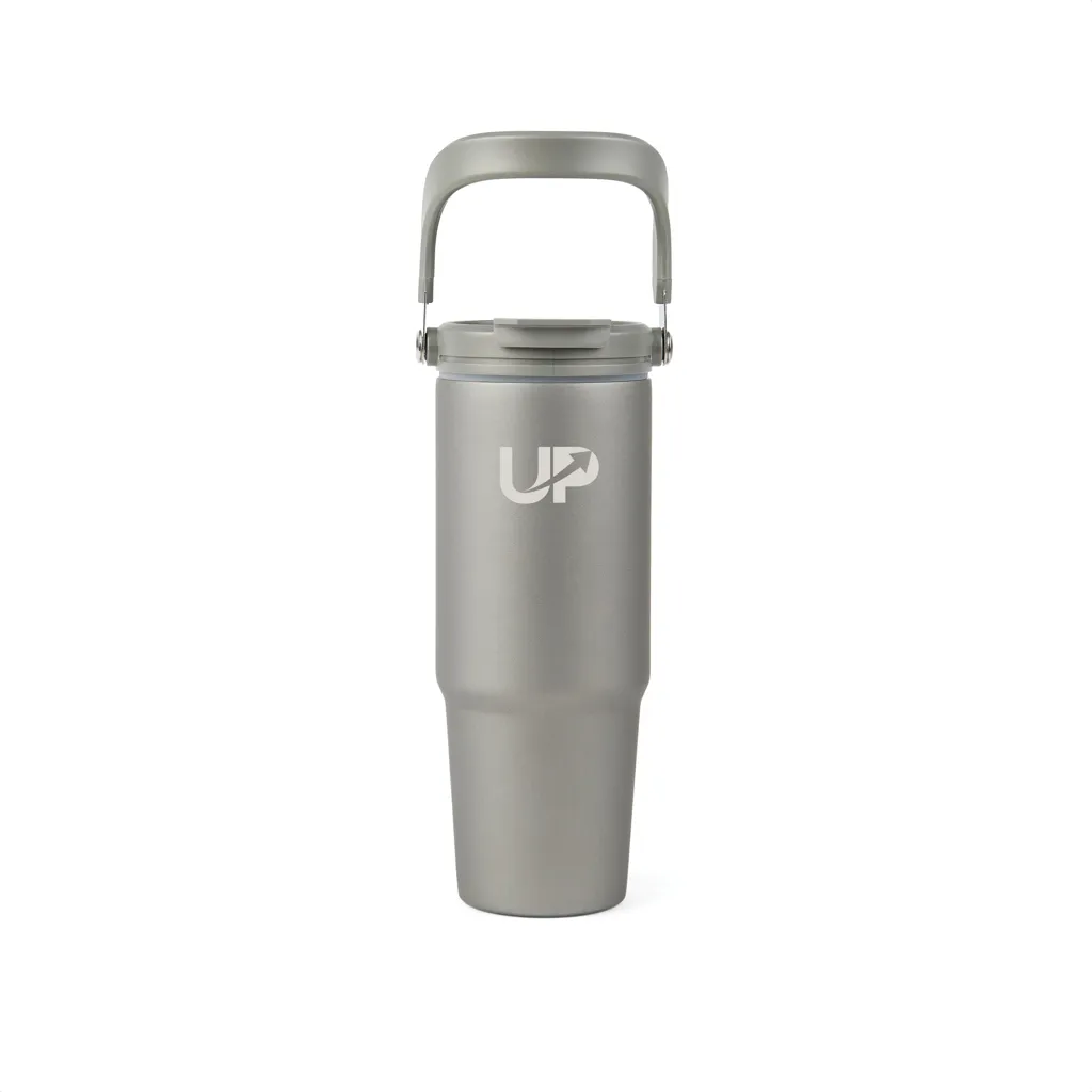 VINGA Eos Trek 880ml Flasche aus RCS rec. Stainless-Steel, grau – Bild 10