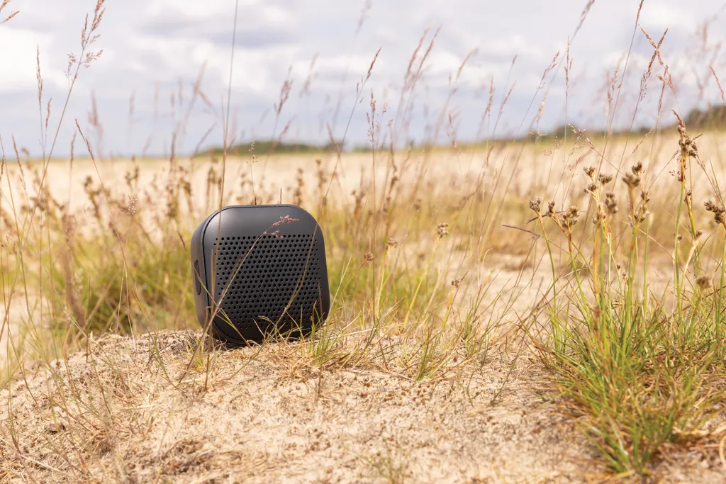 Soundbox 3W Lautsprecher aus RCS recyceltem Kunststoff, schwarz – Bild 6