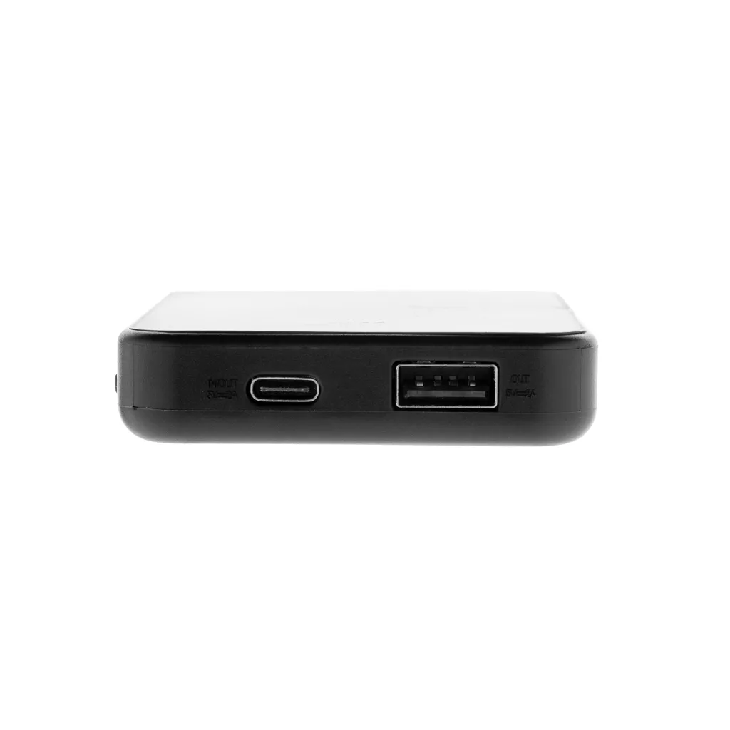 Boostcore 5.000mAh Powerbank aus RCS rec. Kunststoff, schwarz – Bild 4