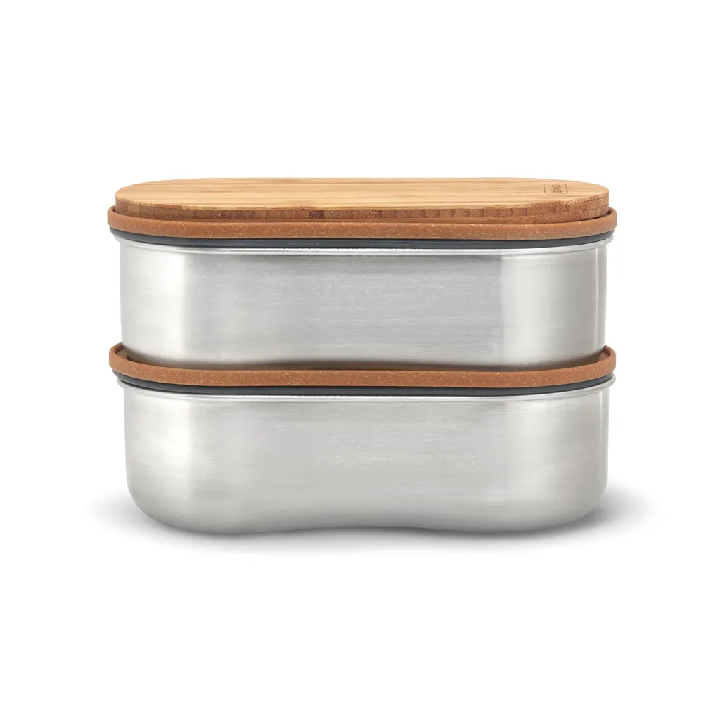 Black+Blum Stainless Steel Double Bento Box, grau – Bild 6