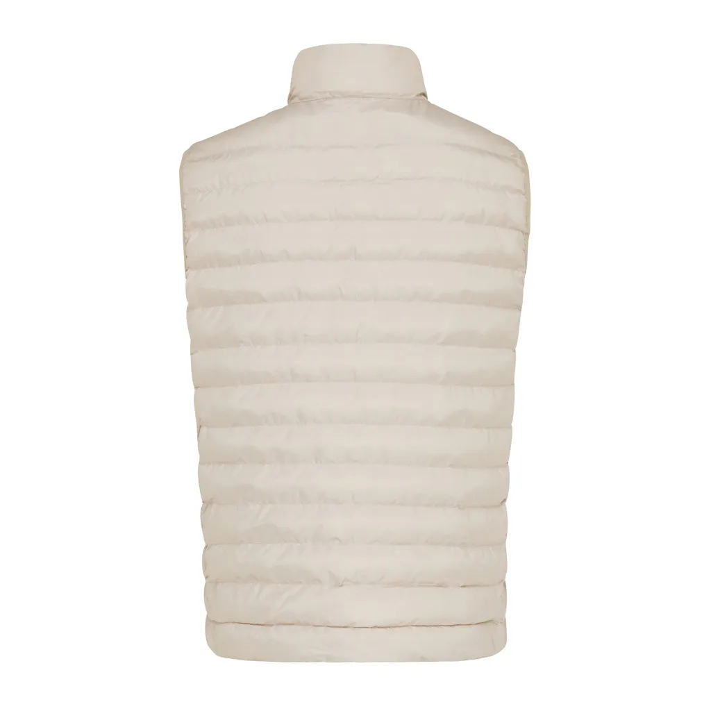 IQONIQ Meru Herren Bodywarmer aus recyceltem Polyester, beige – Bild 2