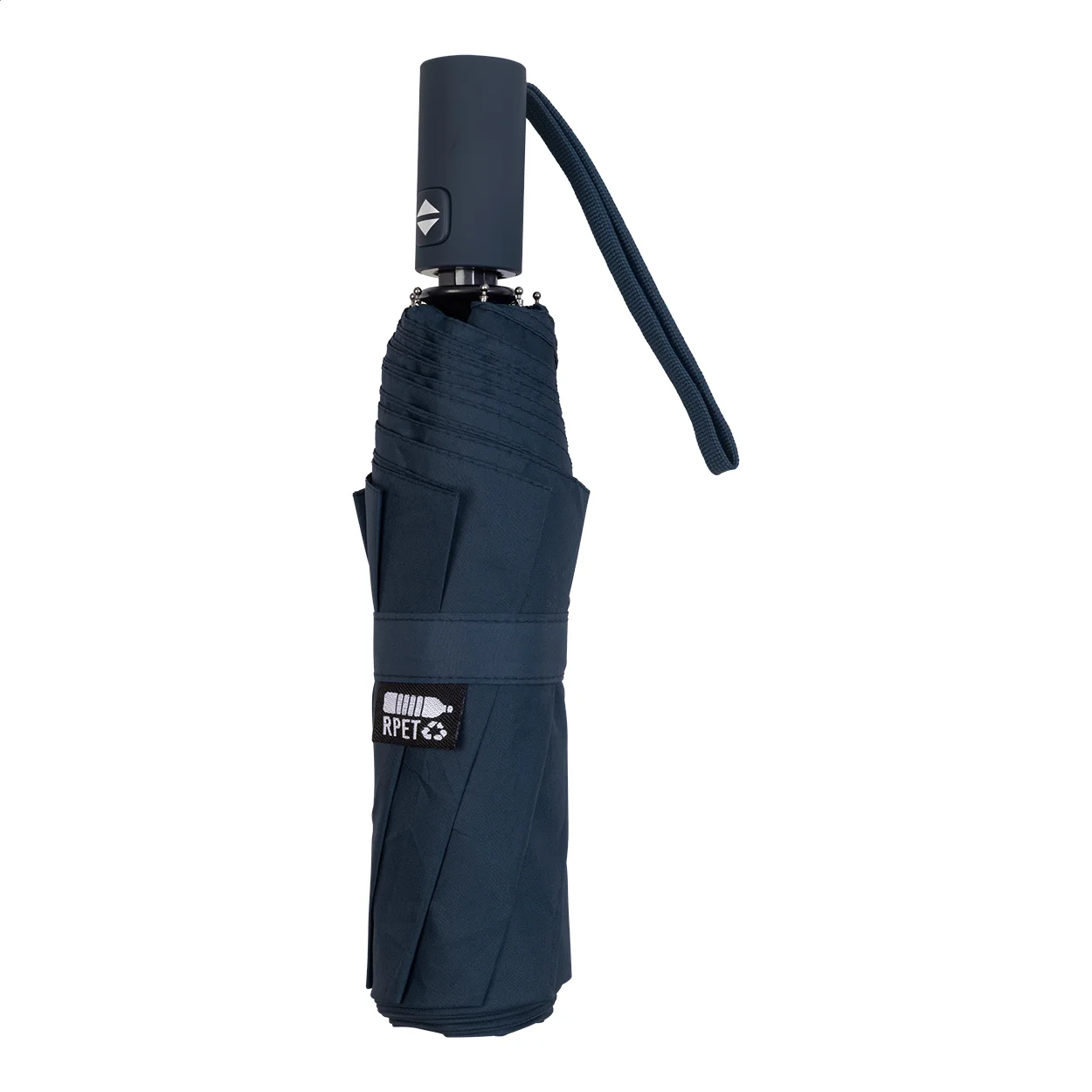 RPET Taschenschirm Floccus, dunkelblau – Bild 4
