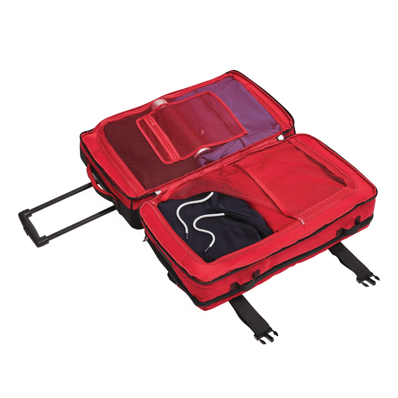 BOGI L - Trolley-Reisetasche BoGi L, rot, schwarz – Bild 11