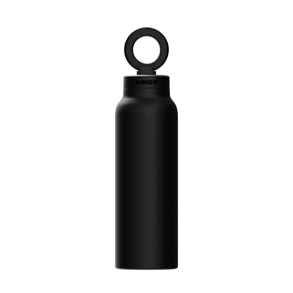 RINGO Pro MagSafe®-Trinkflasche mit magnetischem Ring, schwarz – Bild 7