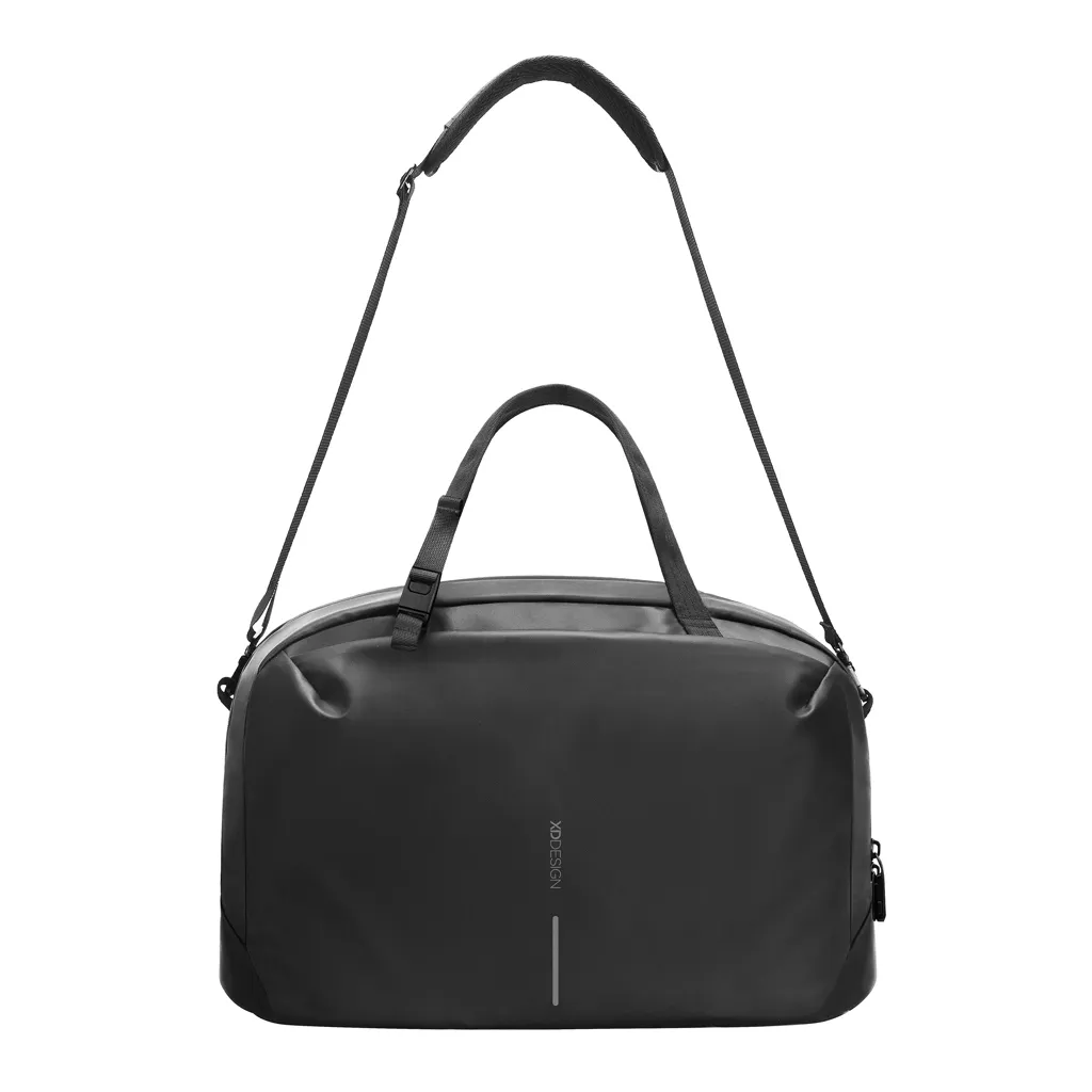 Urban wasserabweisende Wochenendtasche, schwarz – Bild 4