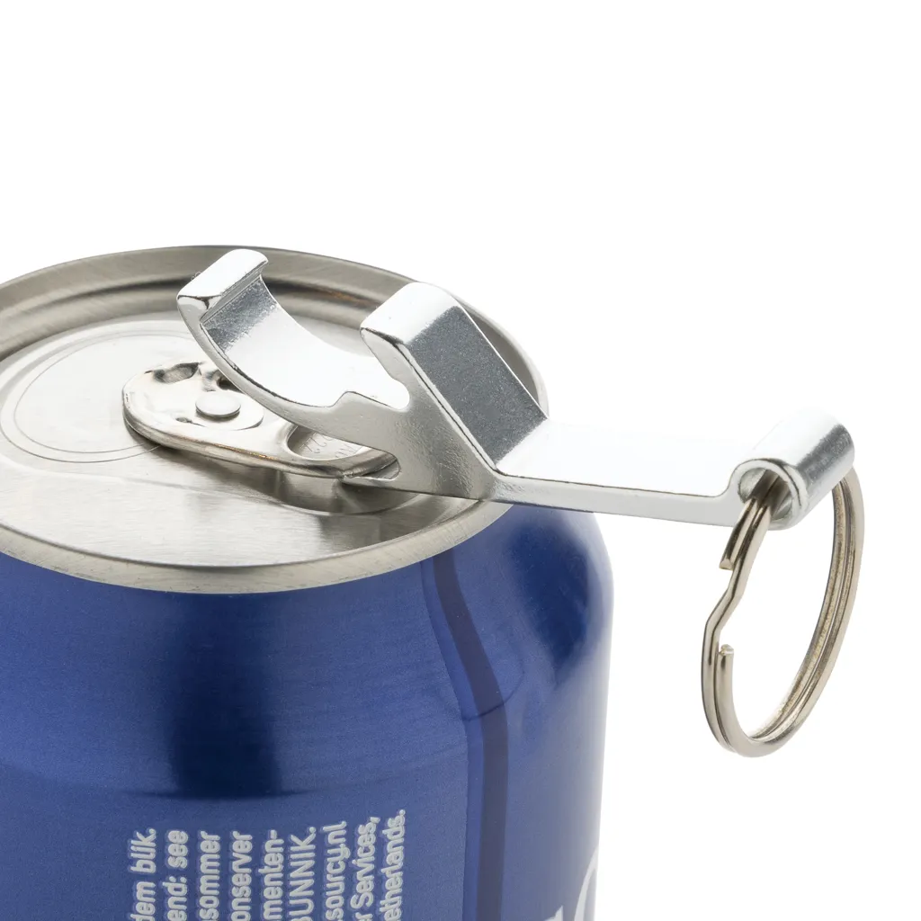 Flaschen- und Dosenöffner aus RCS recyceltem Aluminium, silber – Bild 3