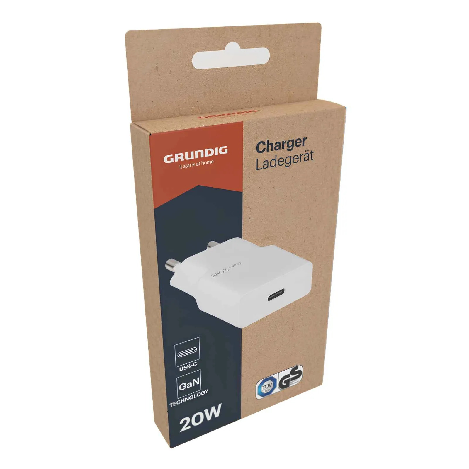 GRUNDIG USB-C-Ladegerät GaN 20W, Weiß – Bild 3