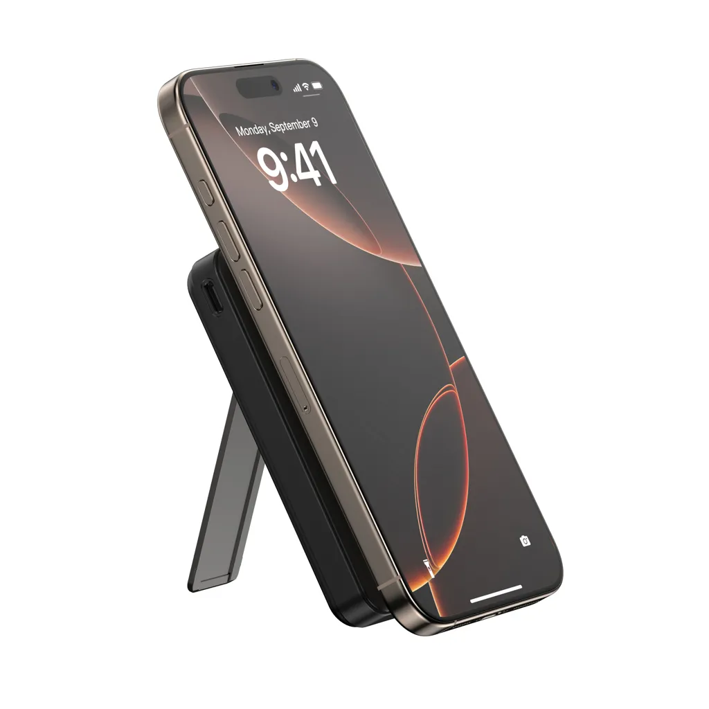 Urban Vitamin Delano 5-in-1 10.000mAh 20W PD magn. Powerbank, schwarz – Bild 2