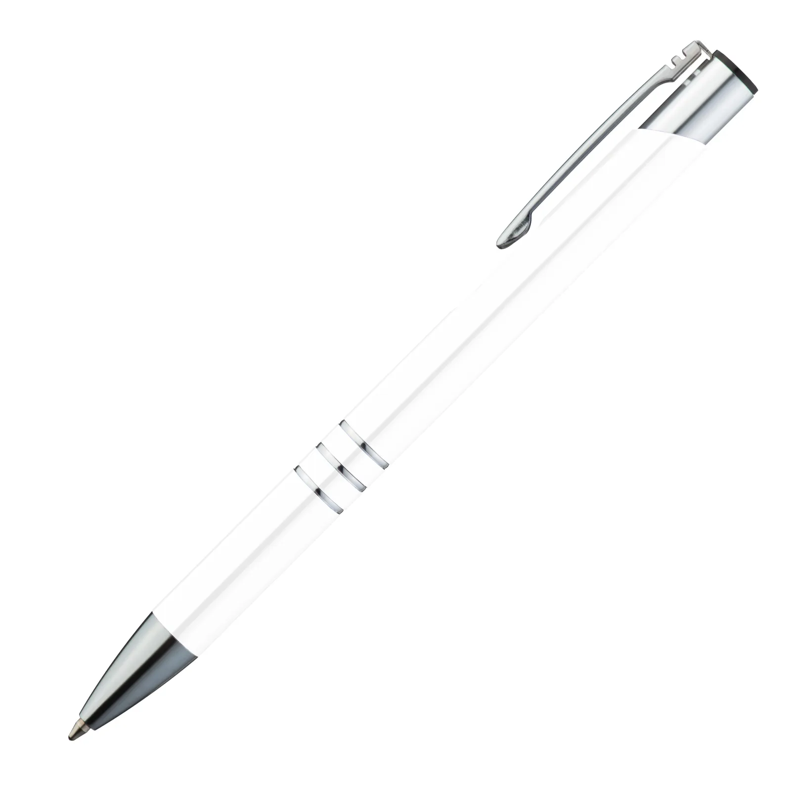 Metall Kugelschreiber Ascot, weiss – Bild 2