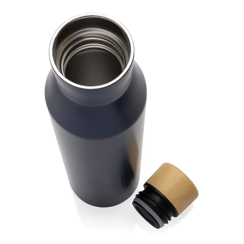 Gaia Vakuumflasche aus RCS recyceltem Stainless-Steel, blau – Bild 2