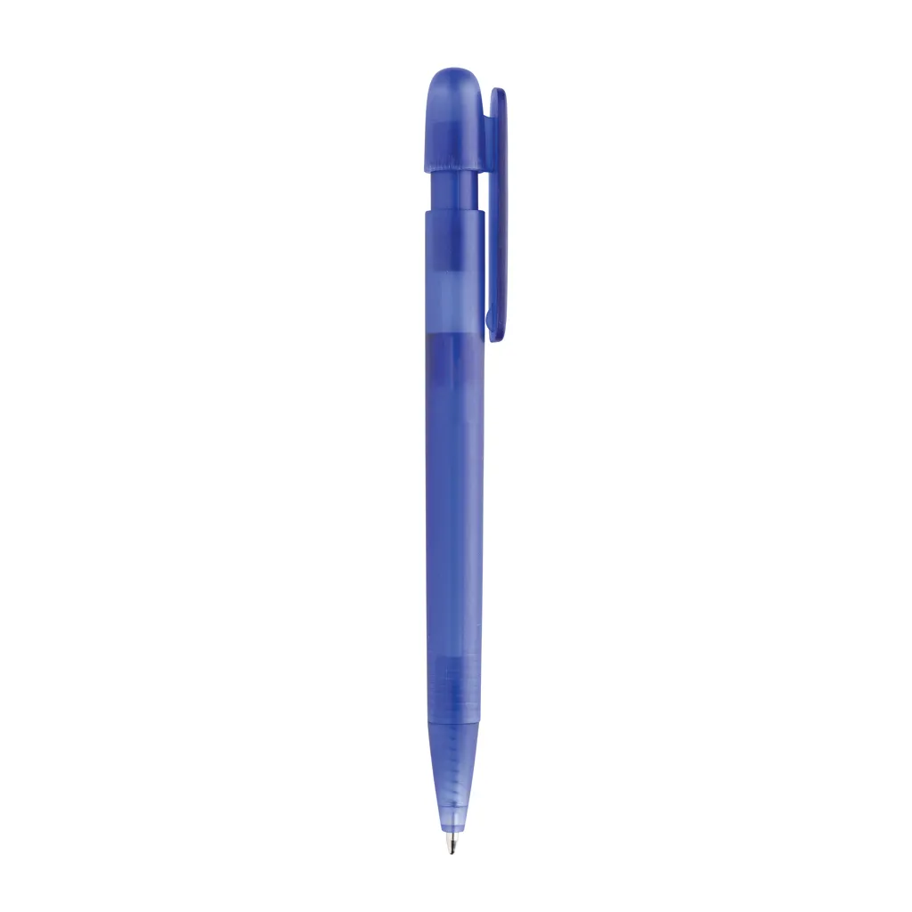 Devin transparenter Stift aus GRS zertifiziertem rABS, blau – Bild 2