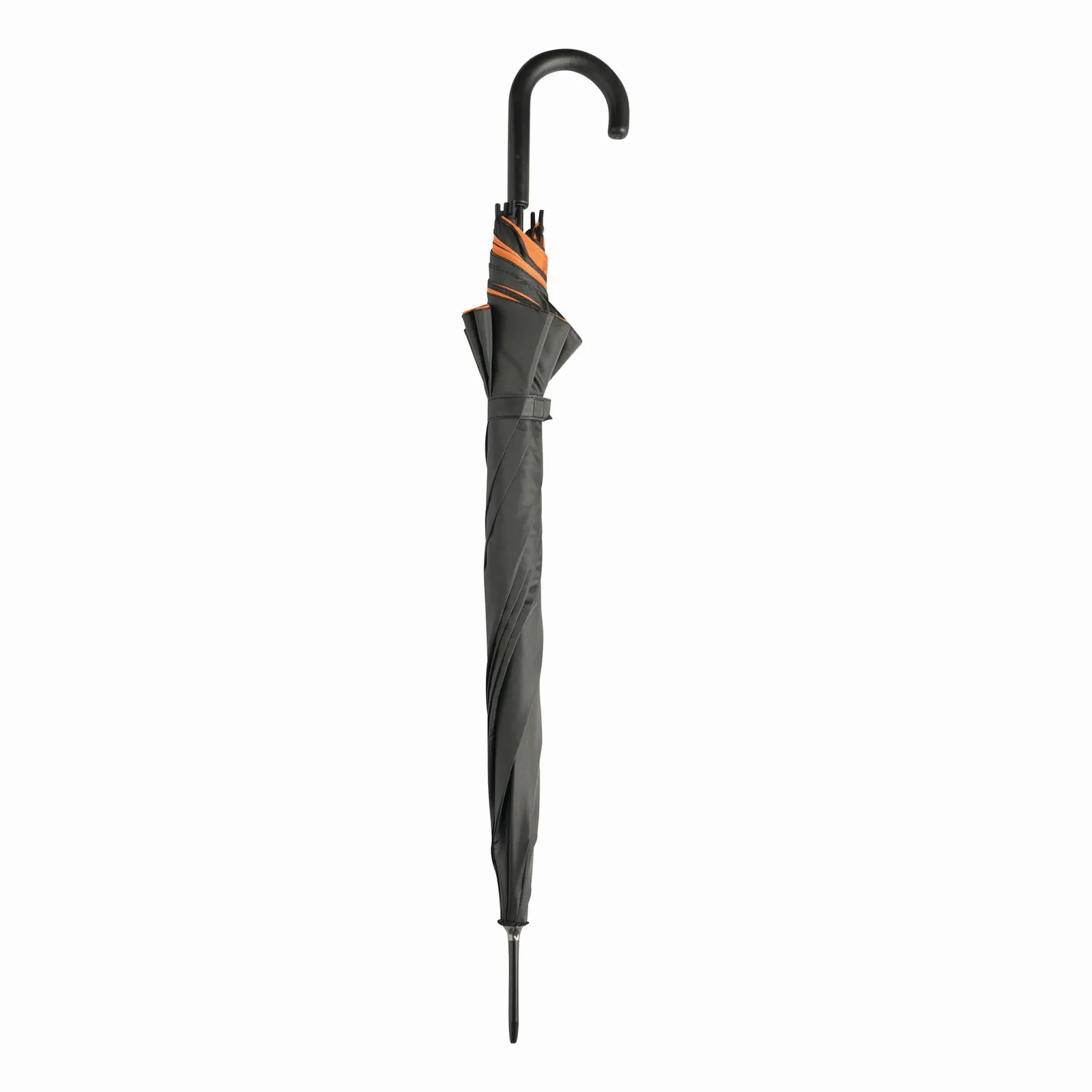 DOUBLY Umbrella, Automatik-Stockschirm, orange, schwarz – Bild 3