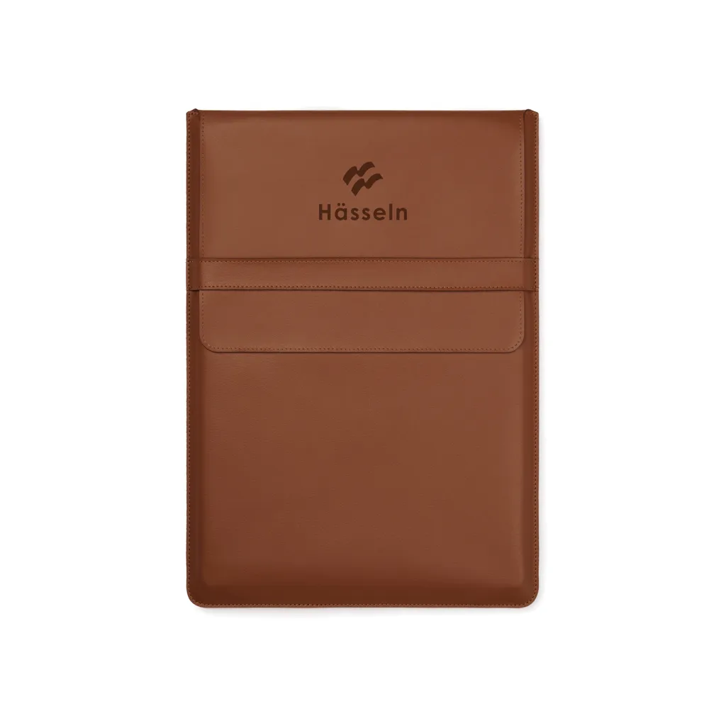 VINGA Timo 16" Laptop-Sleeve aus RCS recyceltem rPET, braun – Bild 4