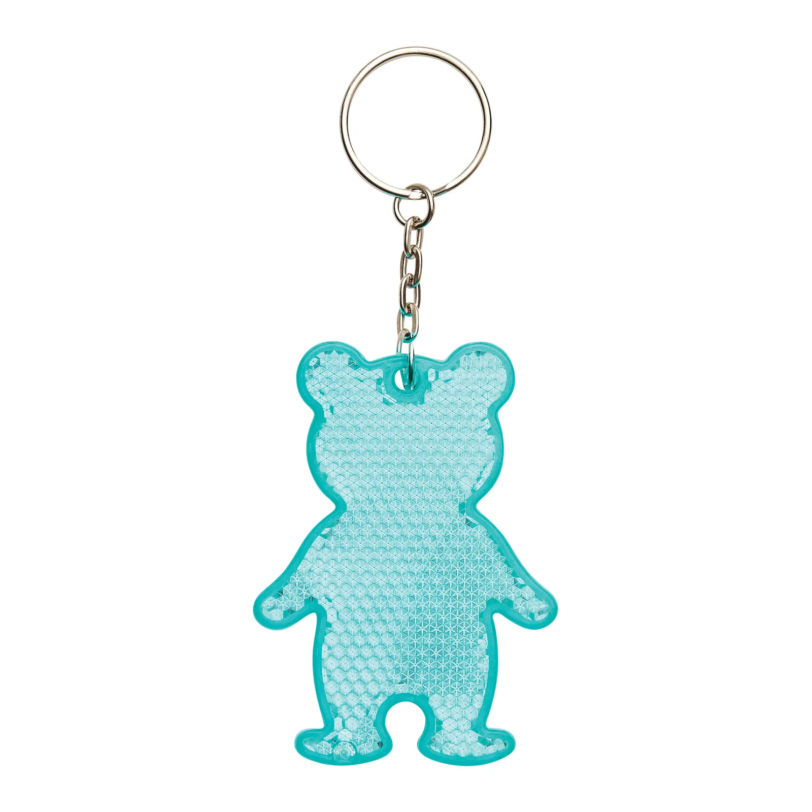 TEDDY - Reflektierender Schlüsselanhänger, türkis – Bild 3