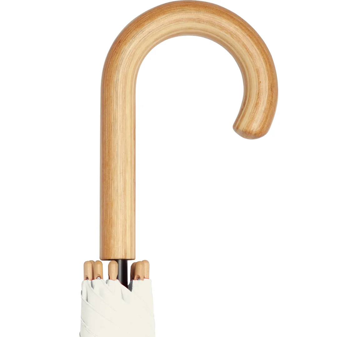 AC-Gästeschirm ÖkoBrella, Ø 122 cm, Länge 97 cm, naturweiß wS – Bild 7