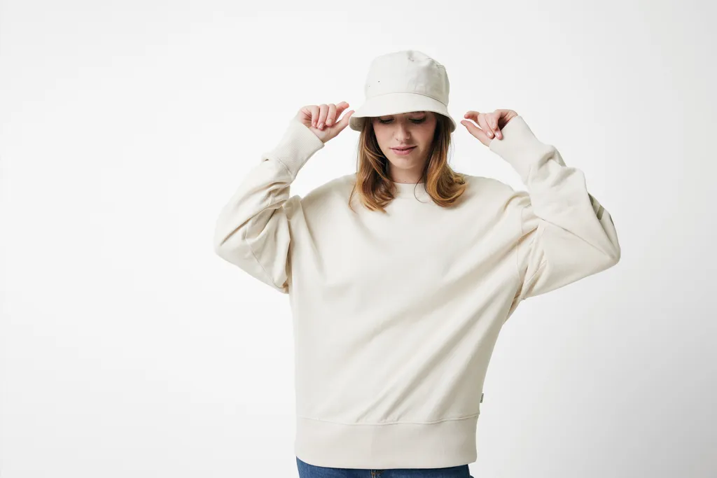Impact AWARE™ 285g/m² ungefärbter rCanvas-OneSize-Fischerhut, off white – Bild 4