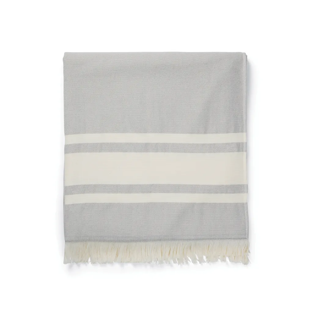 VINGA Tolo Hamam-Frottierhandtuch, grau – Bild 2