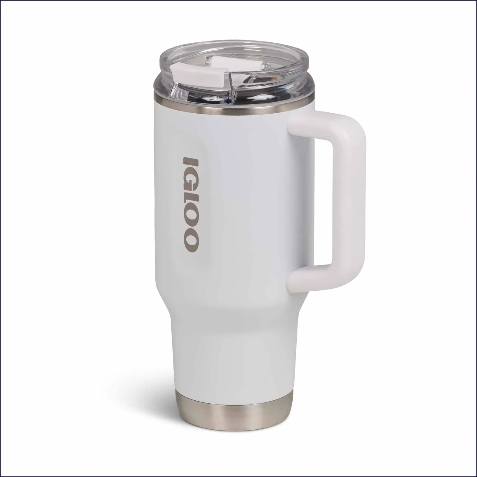 Igloo Flip n Sip Reisebecher, Weiß – Bild 12