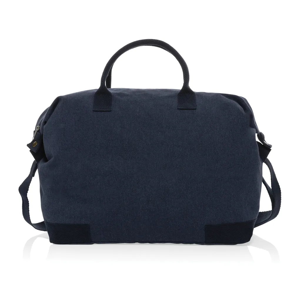 Kezar AWARE™ 500g/m² Wochenendtasche aus recyceltem Canvas, navy blau – Bild 3